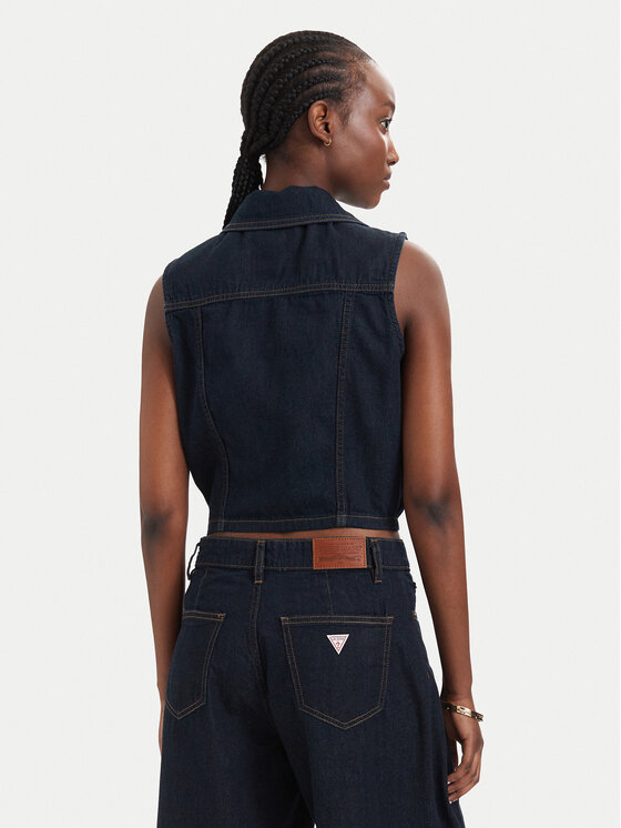 Guess Jeans Guess Jeans Жилет W6GHZ9 D7971 Cиній Regular Fit