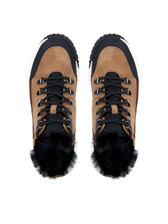 Geox Sneakersy Geox D Oliviera + Grip D36VNC 02232 CS69B Brązowy