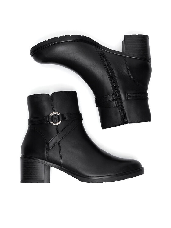 Remonte Botine Remonte D2A73-00 Negru