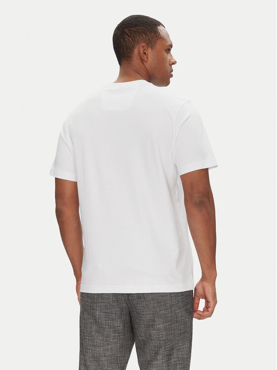 BOSS BOSS Póló Tee Print Striped C 50537845 Fehér Relaxed Fit