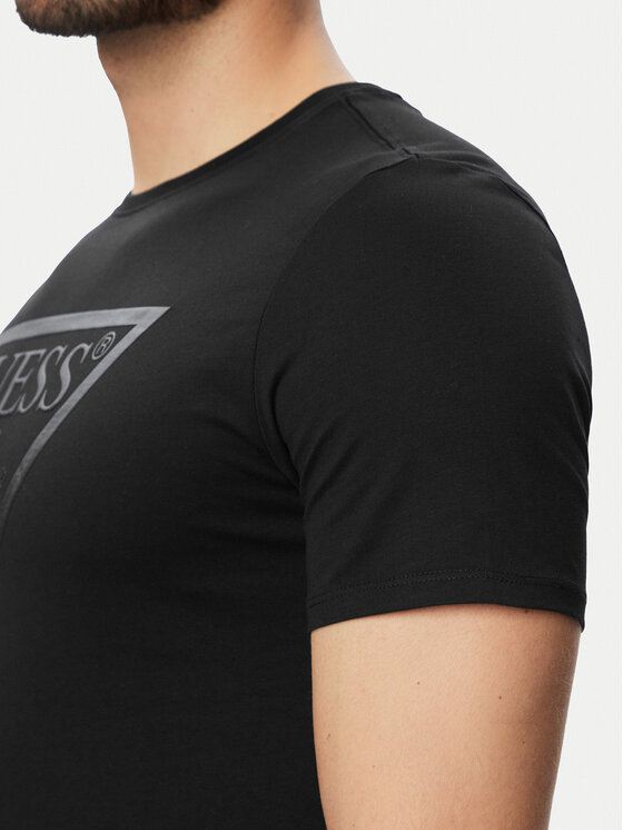 Guess Guess Футболка M6YI71 K3745 Чорний Slim Fit