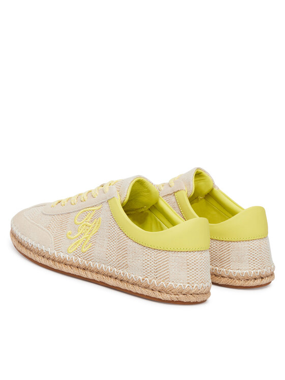 Tommy Hilfiger Espadrilles Tommy Hilfiger Woven Logo Embroidery FW0FW09108 Bēšs
