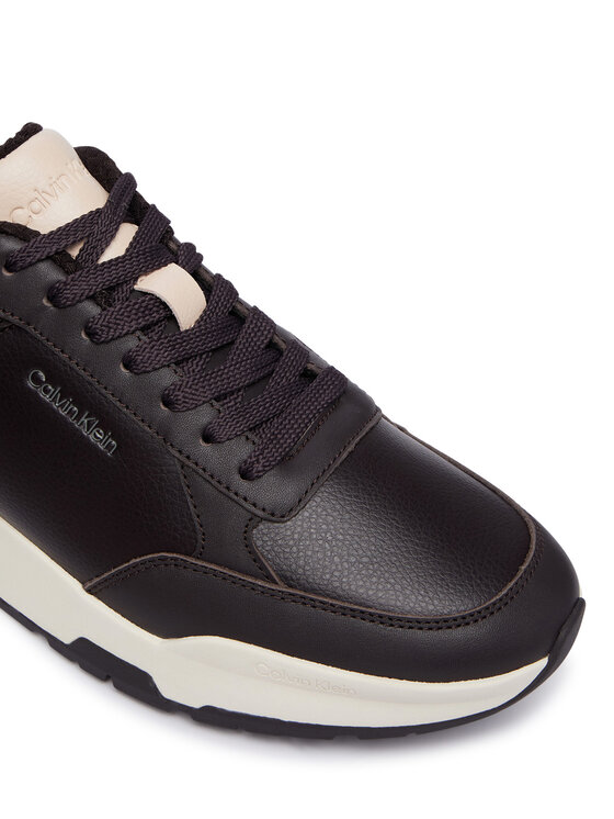Calvin Klein Sneakersy Calvin Klein City Runner Laceup Lth Mix HM0HM02309 Bordó