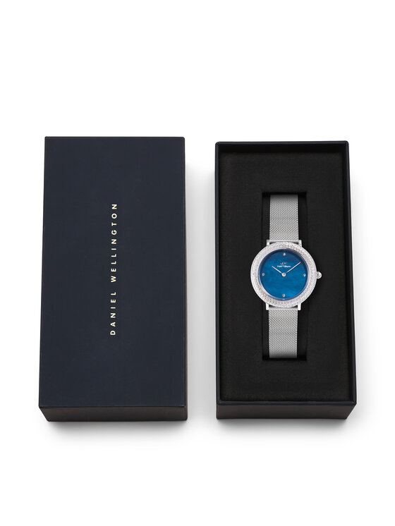 Daniel Wellington Годинник Daniel Wellington Crystalline Bezel 3 DW00100825 Срібний