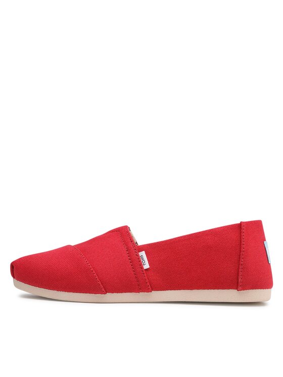 Toms Tenisky Toms Alpargata 10017743 Červená