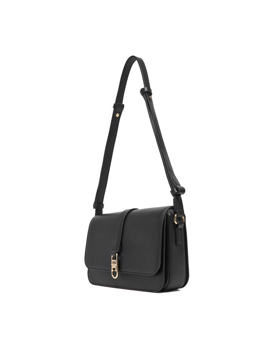 Tommy Hilfiger Τσάντα Tommy Hilfiger Th Libre Flap Crossover AW0AW17723 Μαύρο