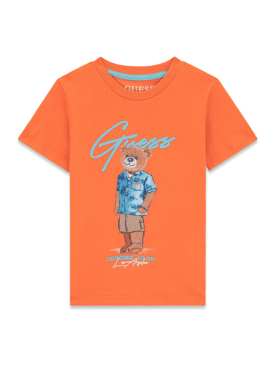 Guess Guess Футболка N6GI04 K8HM4 Оранжевий Regular Fit