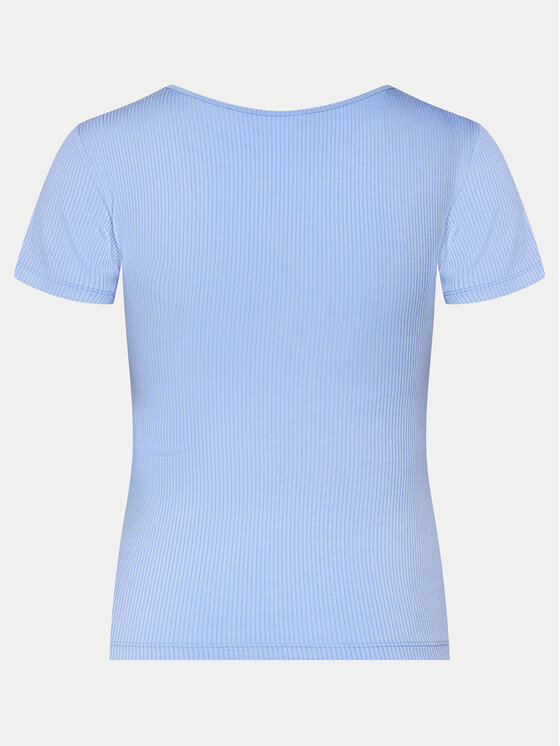 Hunkemöller Hunkemöller Pizsama felső Henley 205108 Kék Regular Fit