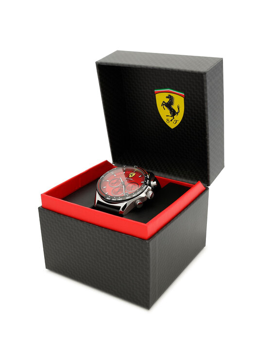 Scuderia Ferrari Laikrodis Scuderia Ferrari Pilota Evo 0830713 Juoda