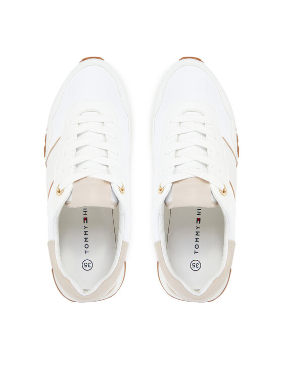 Tommy Hilfiger Sneakers Tommy Hilfiger Low Cut Lace T3A9-33758-1695 S Bianco