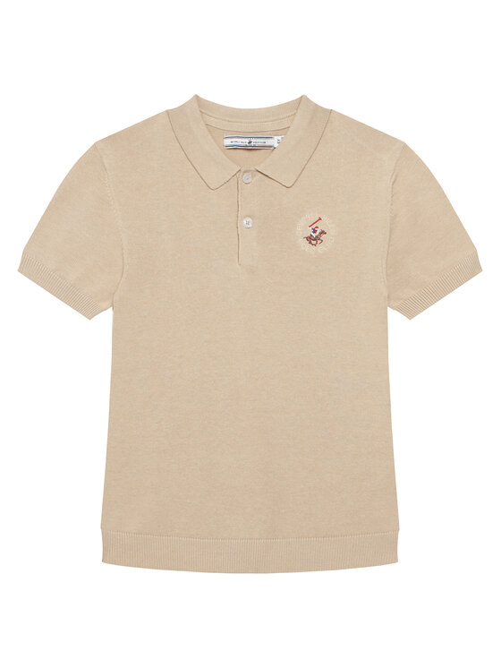 Beverly Hills Polo Club Beverly Hills Polo Club Поло 76B5W0031 Бежевий Regular Fit