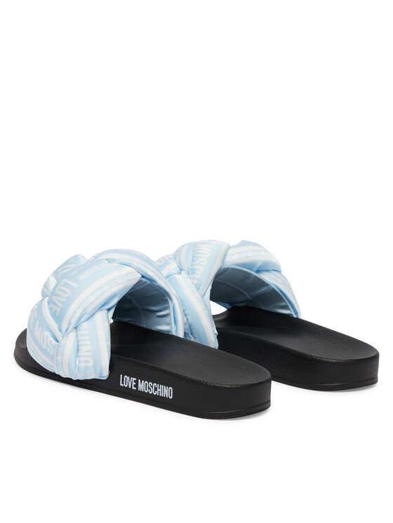 LOVE MOSCHINO Шльопанці LOVE MOSCHINO JA28312G0OIW370A Світло-синій