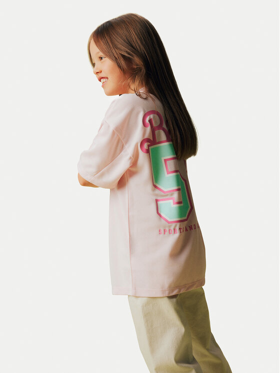 NAME IT NAME IT Majica Barbie 13243113 Roza Relaxed Fit