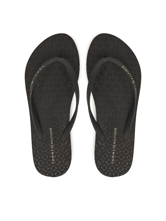 Tommy Hilfiger Chancletas Tommy Hilfiger Hilfiger Strap Beach Sandal FW0FW08736 Negro