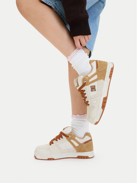 DC Shoes Sneakersy DC Shoes CEO-V5-10117 Beżowy