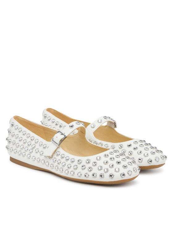 Guess Μπαλαρίνες Guess FLTKDL ELE02 Λευκό