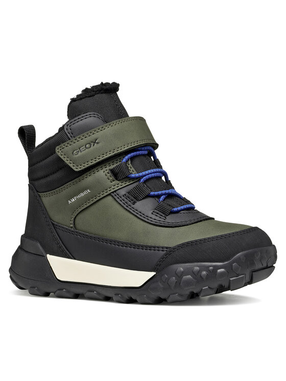 Geox Botas de nieve Geox J Trekkyup Boy B Abx J46MBE 0MEMS C0450 M Verde oscuro
