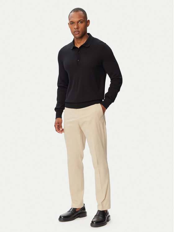 BOSS BOSS Polo H-Lancione 50565503 Negro Regular Fit