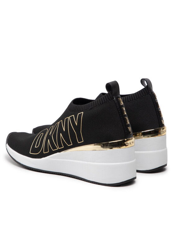DKNY Sportcipők DKNY Pavi-Slip On Wedge K2224170 Fekete