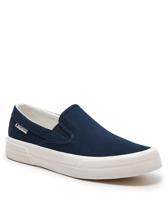 Tommy Jeans Πάνινα παπούτσια Tommy Jeans Tjm Slip On Canvas Color EM0EM01366 Σκούρο μπλε