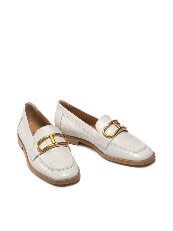 TWINSET Lordsi TWINSET Mocassino 212TCP12C Balts