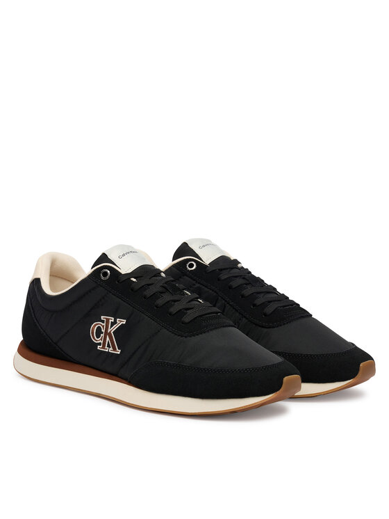 Calvin Klein Jeans Sneakers Calvin Klein Jeans Retro Runner Ess Mix Mat YM0YM01361 Negru