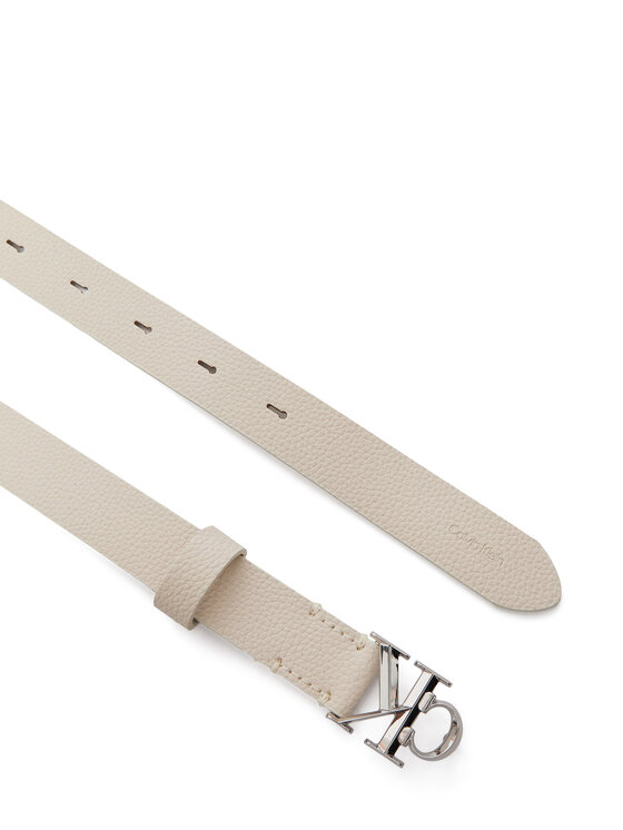 Calvin Klein Curea de Damă Calvin Klein Facet Ck Buckle Pebble LV04F7060G Crem