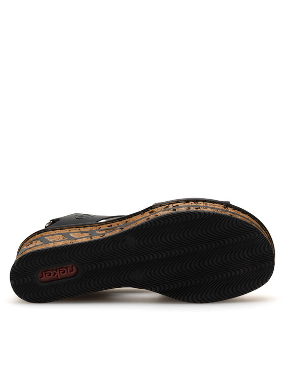 Rieker Sandali Rieker 68189-00 Nero