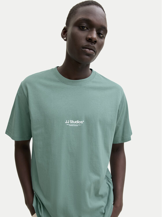 Jack & Jones Jack & Jones Camiseta Paulos 12278787 Turquesa Relaxed Fit
