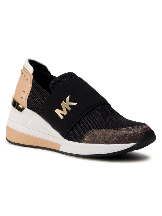 MICHAEL Michael Kors Tenisice MICHAEL Michael Kors Felix Trainer 43T0FXFS4D Crna