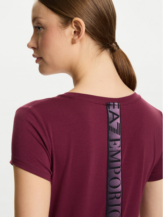 EA7 Emporio Armani EA7 Emporio Armani Camiseta 7W000673 AF12945 M5064 Guinda/burdeos Slim Fit
