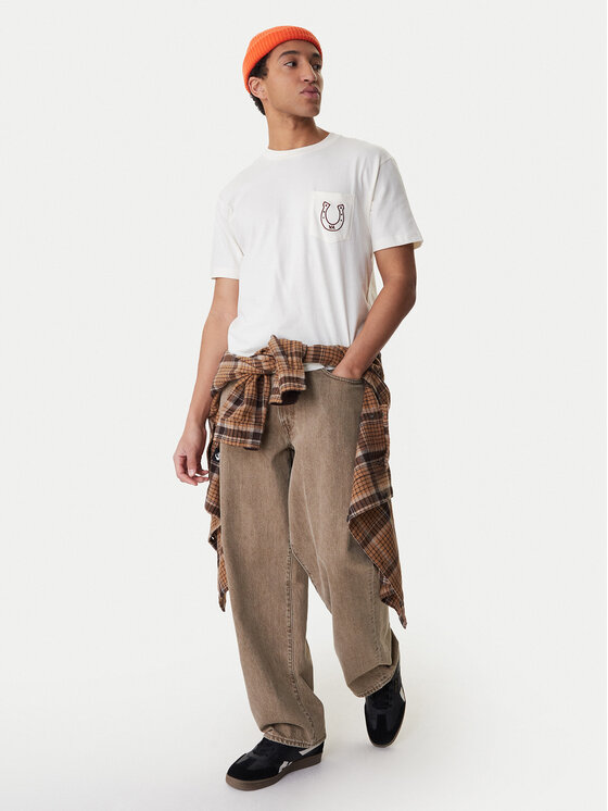 RVCA RVCA Camiseta Lucky You EVYZT00274 Écru Regular Fit