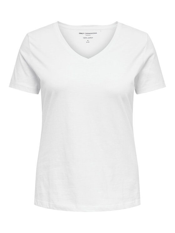 ONLY Carmakoma ONLY Carmakoma Футболка 15285965 Білий Regular Fit