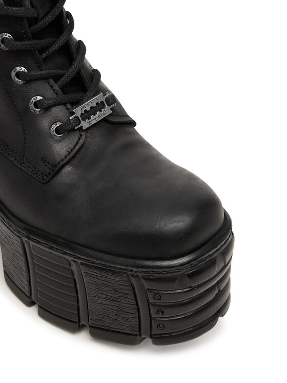 NEW ROCK Черевики NEW ROCK M-TM001-C2 Чорний