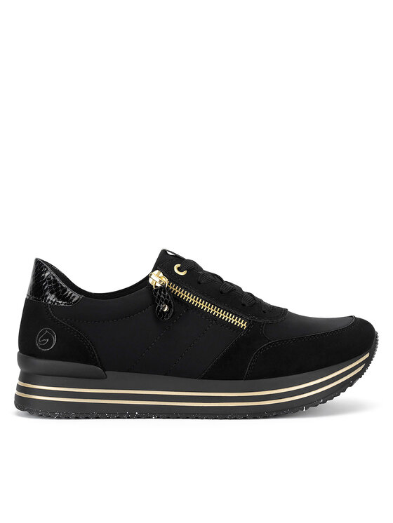 Remonte Sneakersy Remonte D1316-01 Czarny
