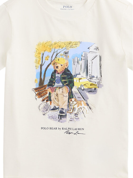 Polo Ralph Lauren Polo Ralph Lauren Camiseta 322979493001 Écru Regular Fit