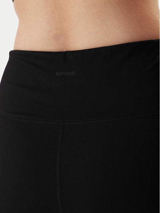 Sprandi Sprandi Pantalones cortos de ciclismo W126-SILLG-1023-48X Negro Slim Fit