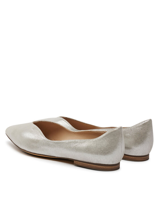 Caprice Balerinke Caprice 9-22110-42 Srebrna