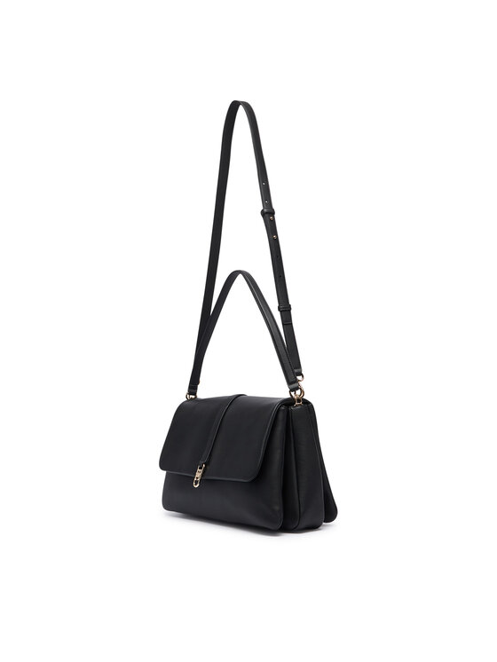 Tommy Hilfiger Kabelka Tommy Hilfiger Th Libre Satchel AW0AW19197 Černá
