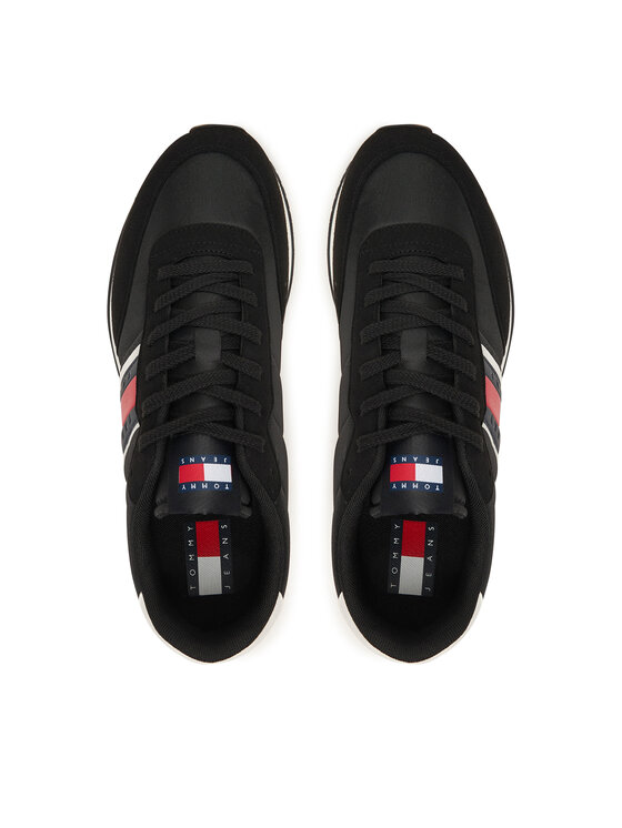 Tommy Jeans Snīkeri Tommy Jeans Tjm Classic Runner EM0EM01709 Melns