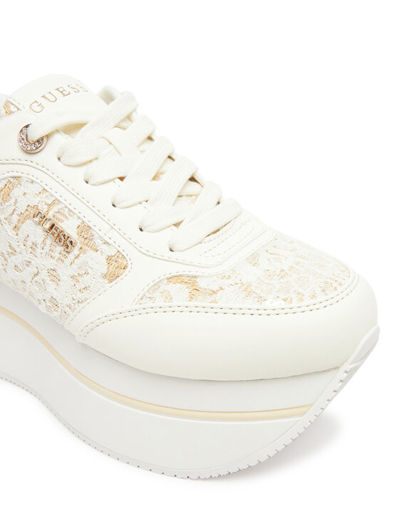 Guess Sneakersy Guess FLTCM8 ELE12 Biela