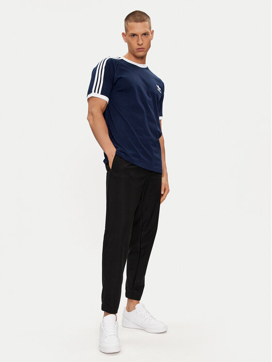 adidas adidas T-shirt Adicolor Classics 3-Stripes T-Shirt IA4850 Plava Slim Fit