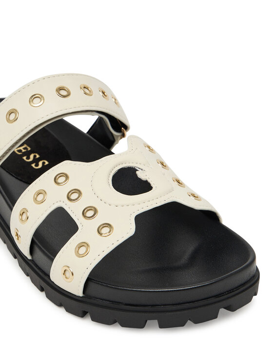 Guess Шльопанці Guess FLPFAS ELE03 Écru