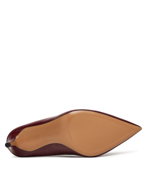 Tommy Hilfiger Tacón de aguja Tommy Hilfiger Essential Pointed Pump FW0FW09362 Guinda/burdeos