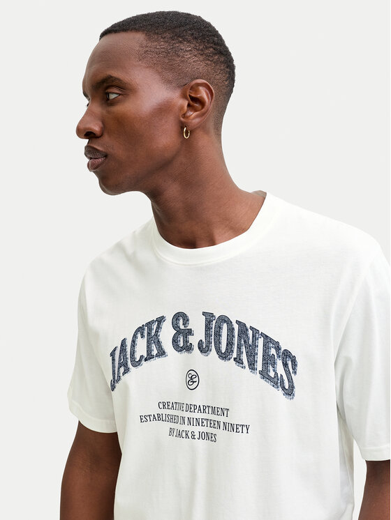 Jack & Jones Jack & Jones Camiseta Denver 12291213 Blanco Relaxed Fit