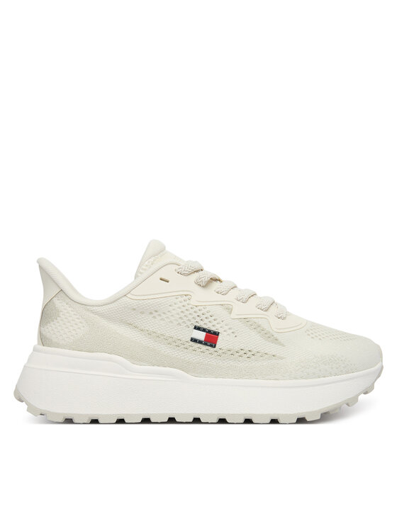 Tommy Jeans Αθλητικά Tommy Jeans Tjw Sporty Knit Runner EN0EN02962 Λευκό