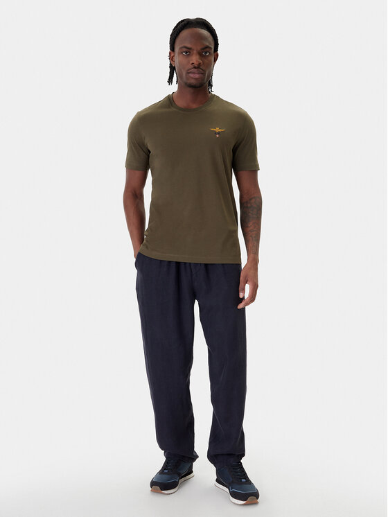 Aeronautica Militare Aeronautica Militare Camiseta 261TS1580UJ00372 Verde Regular Fit