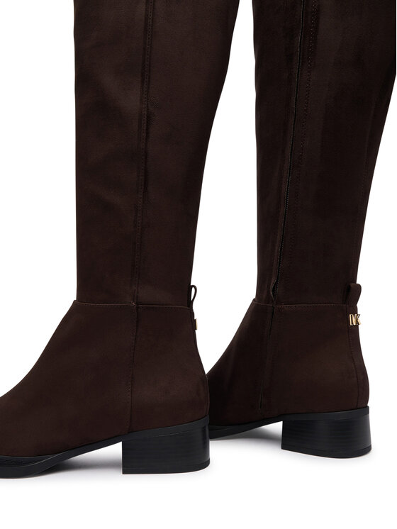 MICHAEL Michael Kors Kozaki MICHAEL Michael Kors Lex Boot 40F6LXMB1S Brązowy ciemny