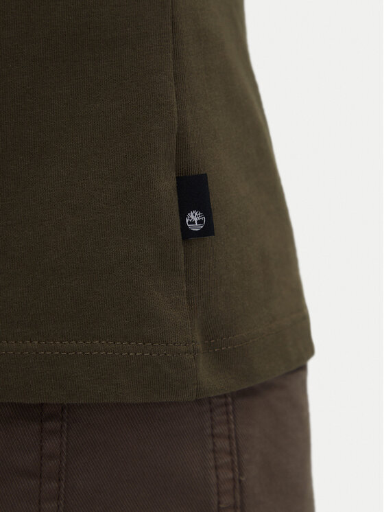Timberland Timberland Футболка TB0A2G8S Зелений Regular Fit