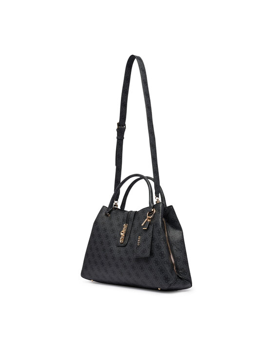 Guess Дамска чанта Guess Yvonne Logo HWSG23 78220 Тъмносив